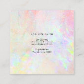 Foto Quadratische Visitenkarte (Rückseite)