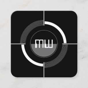 Foto Quadratische Visitenkarte