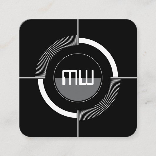 Foto Quadratische Visitenkarte (Vorderseite)