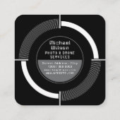 Foto Quadratische Visitenkarte (Rückseite)