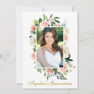 Foto Quinceanera Einladung