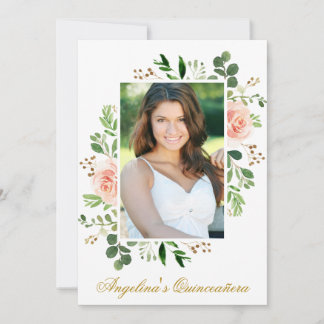 Foto Quinceanera Einladung
