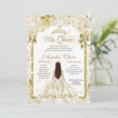 Foto Quinceanera Einladung (Stehend Vorderseite)