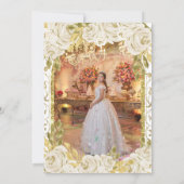 Foto Quinceanera Einladung (Rückseite)