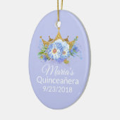 Foto Quinceñera Keepake Ornament (Links)