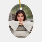 Foto Quinceñera Keepake Ornament (Hinten)