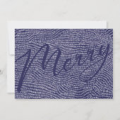 Foto-Rahmen | Blauer Frohe Weihnachten (Rückseite)