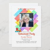 Foto-Rahmen-Einladung für Farben Einladung (Vorne/Hinten)