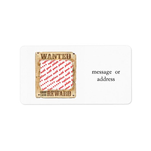 Foto-Rahmen für gewollt Poster Adressaufkleber (Vorne)