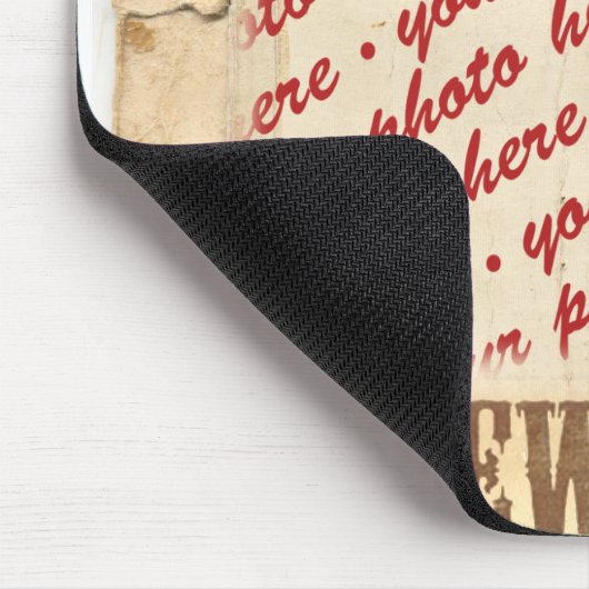 Foto-Rahmen für gewollt Poster Mousepad (Ecke)