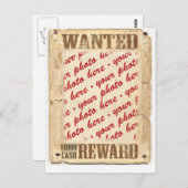 Foto-Rahmen für gewollt Poster Postkarte (Vorne/Hinten)