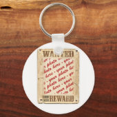 Foto-Rahmen für gewollt Poster Schlüsselanhänger (Vorderseite)