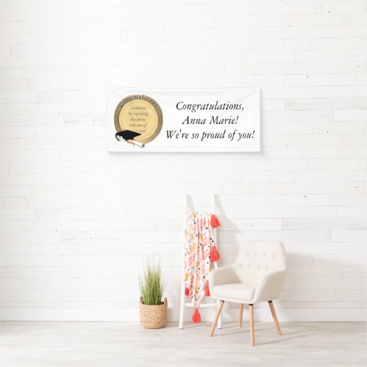 Foto-Rahmen für Gold-Abschluss Banner (Insitu)