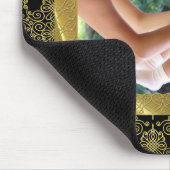 Foto-Rahmen für Gold-Muster Mousepad (Ecke)