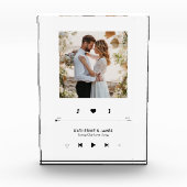 Foto-Rahmen für Musikplayer Personalisiert Fotoblock (Vorderseite)