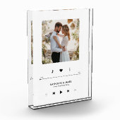 Foto-Rahmen für Musikplayer Personalisiert Fotoblock (Links)