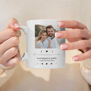 Foto-Rahmen für Musikplayer Personalisiert Kaffeetasse