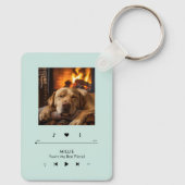 Foto-Rahmen für Musikplayer Personalisiert Schlüsselanhänger (Rückseite)