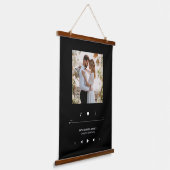 Foto-Rahmen für Musikplayer Personalisiert Wandteppich Mit Holzrahmen (Gewinkelt)