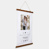 Foto-Rahmen für Musikplayer Personalisiert Wandteppich Mit Holzrahmen (Gewinkelt)