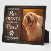 Foto-Rahmen für Pet-Memorial-Keepake Fotoplatte (Seite)