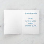 Foto-Rahmen-Geburts-Mitteilung mit Flusspferd Ankündigung (Innenseite)