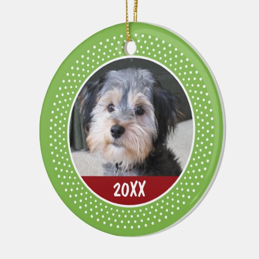 Foto-Rahmen - Haustier-Baby-Kind oder anderes - Keramikornament (Links)