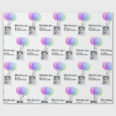 Foto-Rahmen mit Balloons Geschenkpapier (Flach)