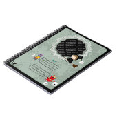 Foto Rahmen mit Hexe, Monster, Geist, Katze Notizblock (Linke Seite)