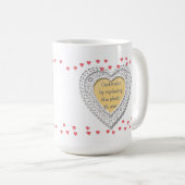 Foto-Rahmen mit wenig Herz Kaffeetasse (VorderseiteRechts)