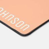 Foto-Rahmen-Pfirsichkleinste Tischmatte Schreibtischunterlage (Ecke)