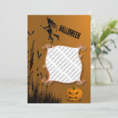 Foto Rahmen, Rotzunge, Jack oder Laterne Einladung (Stehend Vorderseite)