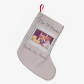 Foto Rahmen Weihnachten Kleiner Weihnachtsstrumpf (Vorderansicht (hängend))