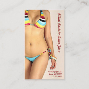 Foto Rainbow Bikini Barista Drive-Thru Anpassen Treuekarte