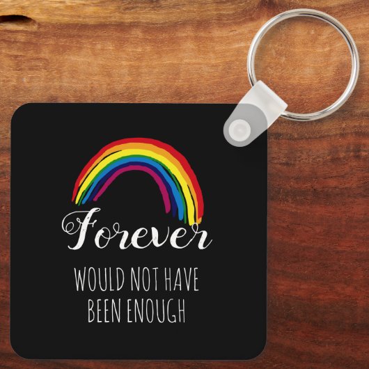 Foto-Rainbow-Bridge Schlüsselanhänger (Rückseite)