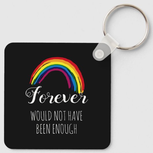 Foto-Rainbow-Bridge Schlüsselanhänger (Rückseite)