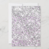 Foto Rainbow Sparkle Einladung (Rückseite)