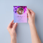 Foto Rainbow Wedding Dankeschön Karte (Gruppe)