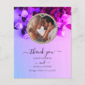 Foto Rainbow Wedding Dankeschön Karte (Vorne)