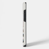 Foto-Raster 4 Bilder Name oder Initialen Neutral iPhone Hülle (Linke Seite)