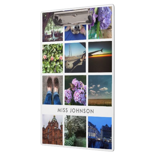 Foto-Raster-Zwischenablage - weiß Klemmbrett (Links)