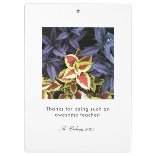 Foto-Raster-Zwischenablage - weiß Klemmbrett (Rückseite)