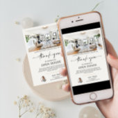 Foto Real Anwesen Open House Script Danke Karte