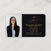 Foto Real Anwesen Realtor Key House Gold einfügen Visitenkarte (Vorderseite)