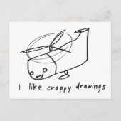 Foto realistischer zeichn eines Hubschraubers Postkarte (Vorderseite)