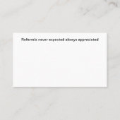 Foto Realtor MLS Visitenkarten Visitenkarte (Rückseite)