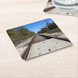 Foto Rechteckiger Pappuntersetzer