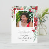 Foto Red Shades Botanische Blumengarten (Stehend Vorderseite)