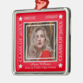 Foto Red | Silver Class Year Abschluss Ornament Aus Metall (Links)