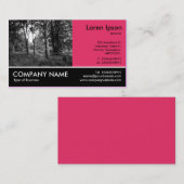 Foto - Regalrot - im Wald Visitenkarte (Vorne/Hinten)